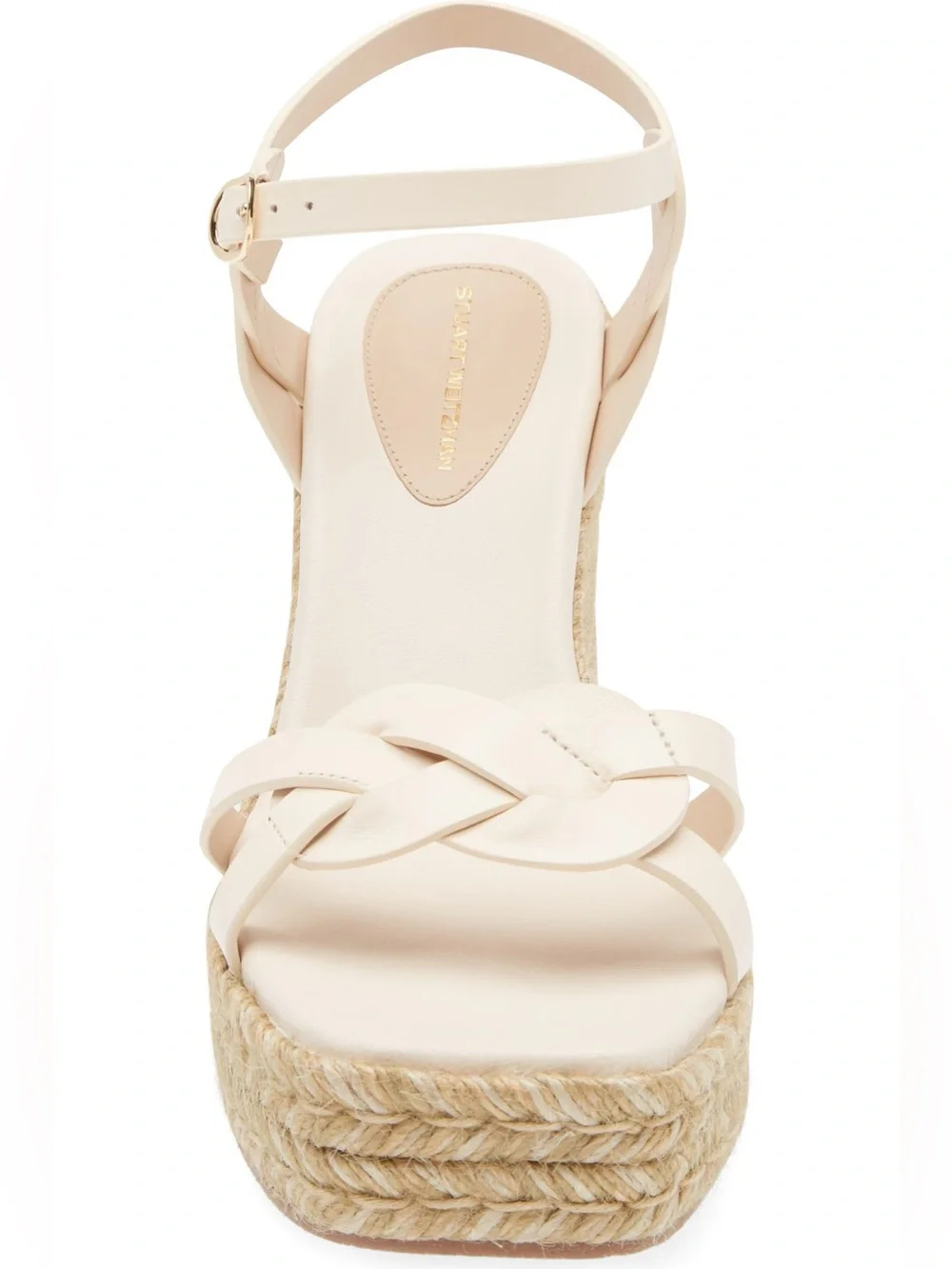 Stuart Weitzman Braida Max Espadrille Wedge Sandal 7 White